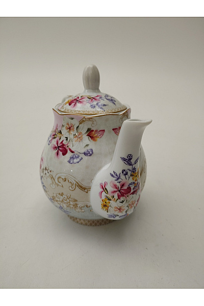 Porcelánová čajová konvice s květinovým vzorem | Unimoda | obrázek 5