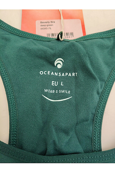 Oceans Apart Dámská sportovní bezešvá podprsenka na jógu a fitness khaki Velikost EU L | Oceans Apart | obrázek 4