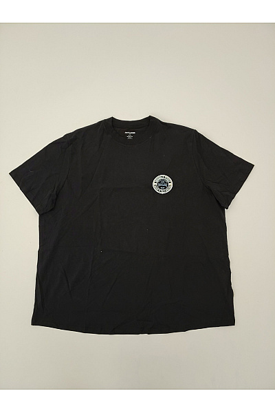 JACK & JONES Pánské černé bavlněné tričko s krátkým rukávem a potiskem Velikost 6XL | JACK & JONES | obrázek 2