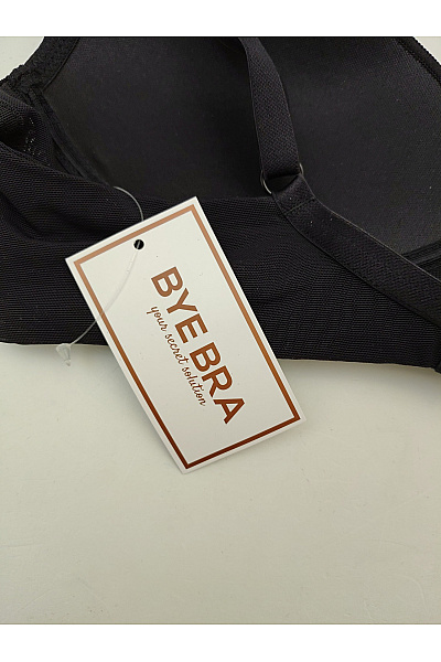 BYE BRA Černá braletová podprsenka s trojúhelníkovými košíčky | BYE BRA | obrázek 5