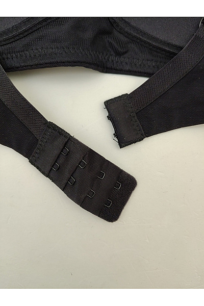 BYE BRA Černá braletová podprsenka s trojúhelníkovými košíčky | BYE BRA | obrázek 6