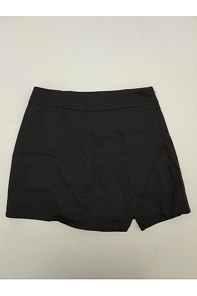 Černé bavlněné mini kraťasy sukňové Velikost EU 34 | Unimoda | obrázek 2
