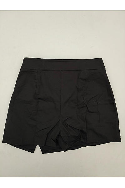 Černé bavlněné mini kraťasy sukňové Velikost EU 34 | Unimoda | obrázek 5