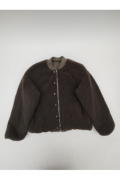 Studioselect Dámská bomber bunda khaki oversize oboustranná Vel. M | studioselect | obrázek 9