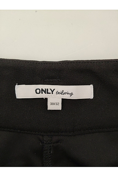 ONLY Dámské černé široké kalhoty s vysokým pasem a puky Vel. EU 38/32 | ONLY | obrázek 5