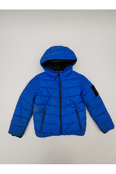 MINOTI Chlapecká modrá prošívaná outdoorová bunda Vel. EU 134/140 | MINOTI | obrázek 2