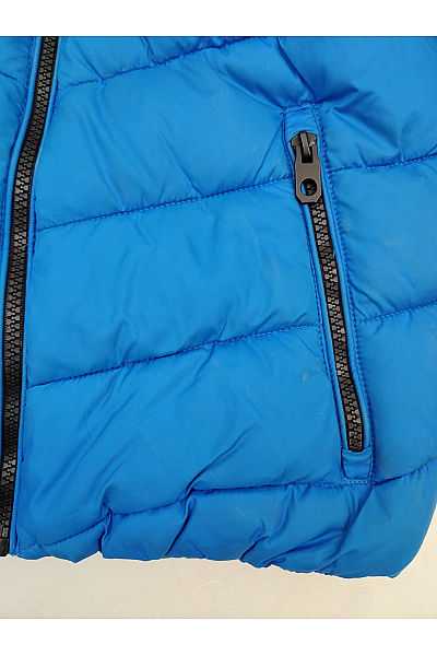 MINOTI Chlapecká modrá prošívaná outdoorová bunda Vel. EU 134/140 | MINOTI | obrázek 3