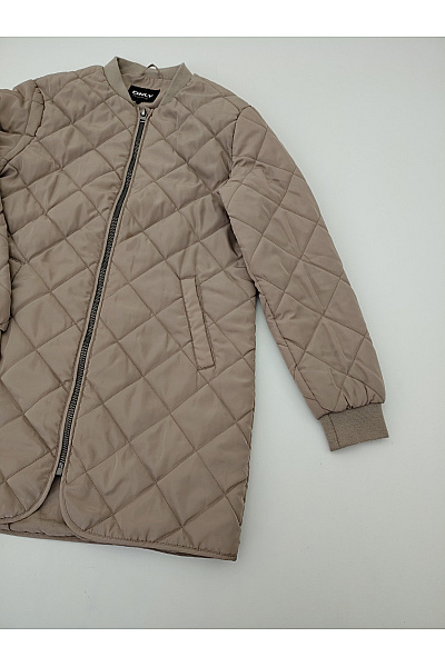 ONLY Dámská béžová prošívaná bunda bomber střihu Vel. XS | ONLY | obrázek 5