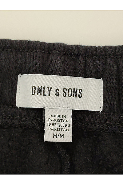 ONLY & SONS Pánské černé bavlněné tepláky jogger Velikost M | ONLY & SONS | obrázek 5