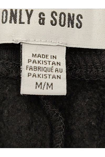 ONLY & SONS Pánské černé bavlněné tepláky jogger Velikost M | ONLY & SONS | obrázek 6