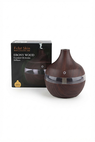 Ultrazvukový Aroma Difuzér 300ml Hnědý Dřevěný Design