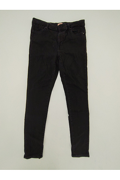 ONLY Dámské černé bavlněné skinny džíny s vysokým pasem Velikost XL / 34 | ONLY | obrázek 2