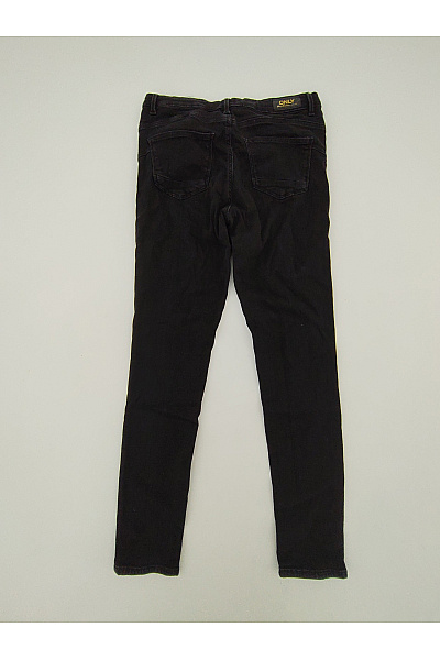 ONLY Dámské černé bavlněné skinny džíny s vysokým pasem Velikost XL / 34 | ONLY | obrázek 5