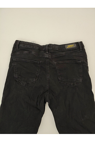 ONLY Dámské černé bavlněné skinny džíny s vysokým pasem Velikost XL / 34 | ONLY | obrázek 6