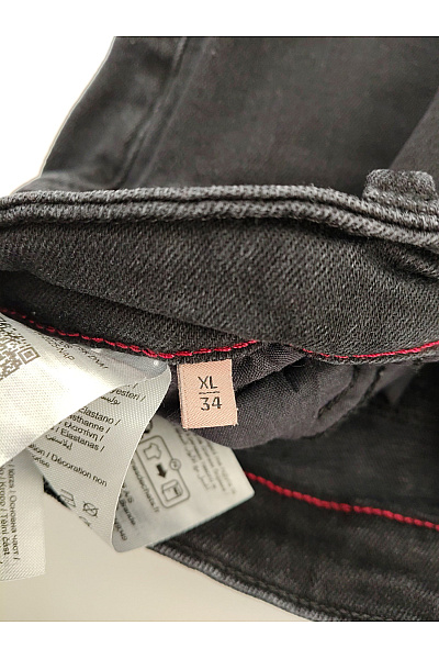 ONLY Dámské černé bavlněné skinny džíny s vysokým pasem Velikost XL / 34 | ONLY | obrázek 9