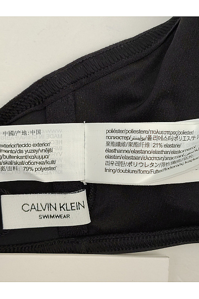 Calvin Klein Černý sportovní vrchní díl plavek bez kostic Vel. EU M | Calvin Klein | obrázek 9