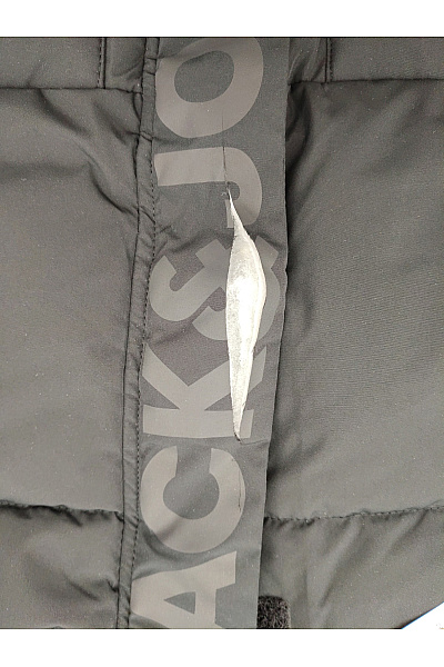 JACK & JONES Chlapecká černá prošívaná zimní bunda s kapucí Vel. EU 164 | JACK & JONES | obrázek 9