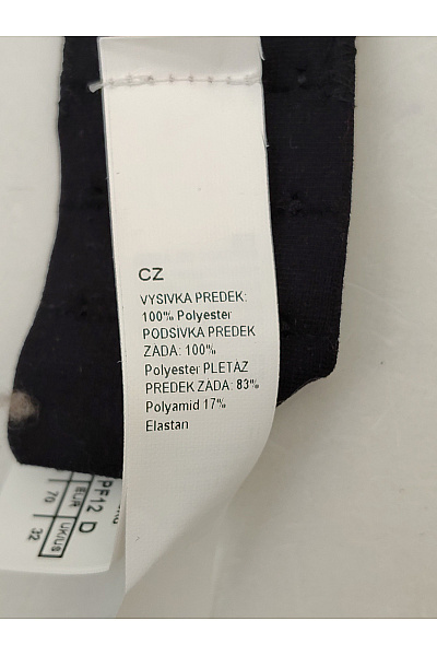 AUBADE Černá krajková podprsenka s hlubokým výstřihem a kosticemi Vel. EU 70D | AUBADE | obrázek 9