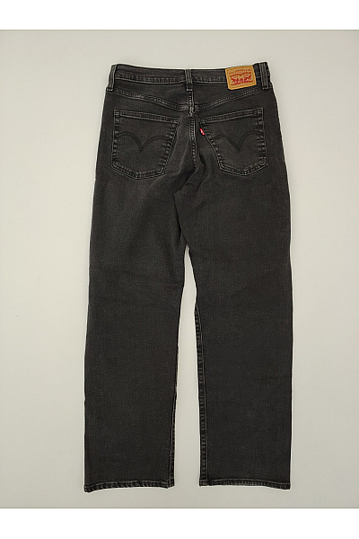 LEVIS Pánské černé bavlněné džíny rovné seprané klasické Vel. US W29 L30 | LEVIS | obrázek 2