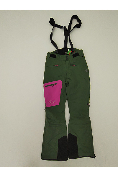 MAC Dámské khaki lyžařské kalhoty s kšandami a kapsami Velikost DE 36 | MAC | obrázek 2