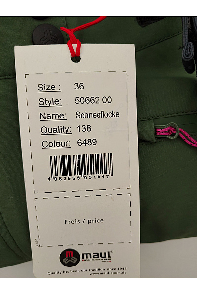 MAC Dámské khaki lyžařské kalhoty s kšandami a kapsami Velikost DE 36 | MAC | obrázek 9