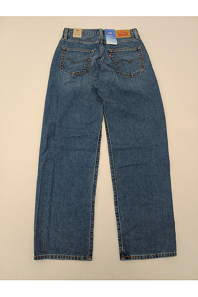 LEVIS Dámské modré bavlněné džíny s vysokým pasem a širokými nohavicemi Velikost 26 X 31 | LEVIS | obrázek 2