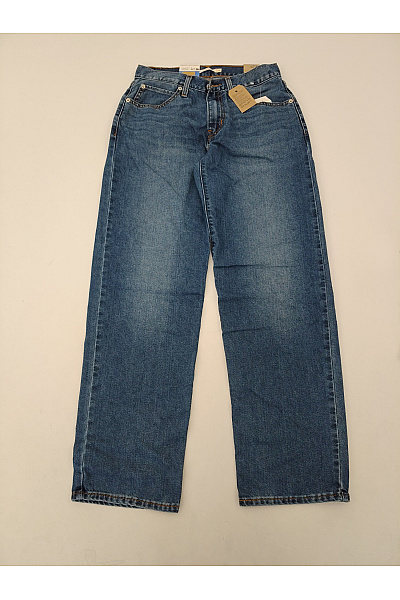 LEVIS Dámské modré bavlněné džíny s vysokým pasem a širokými nohavicemi Velikost 26 X 31 | LEVIS | obrázek 4