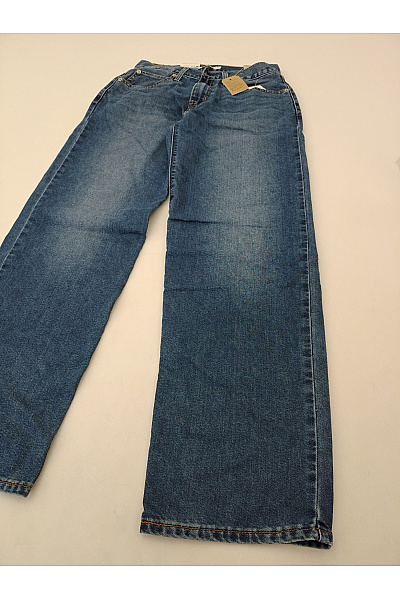 LEVIS Dámské modré bavlněné džíny s vysokým pasem a širokými nohavicemi Velikost 26 X 31 | LEVIS | obrázek 5