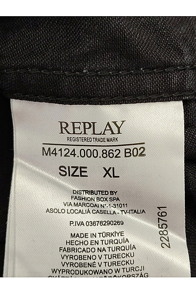 REPLAY Pánská bavlněná košile s dlouhým rukávem Velikost XL | REPLAY | obrázek 7