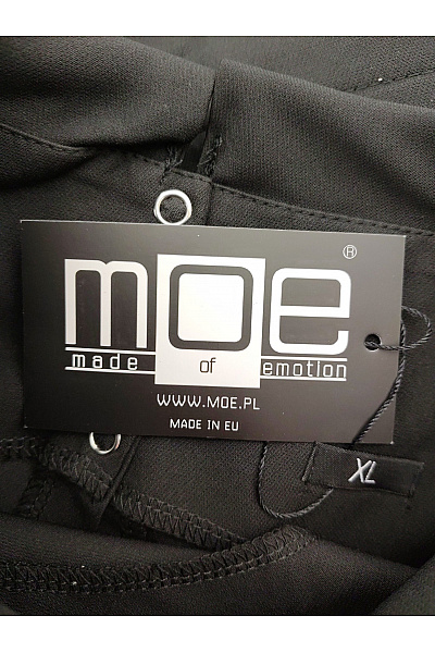 MOE Černé pouzdrové letní šaty se stojáčkem a rozparkem Velikost XL | MOE | obrázek 6