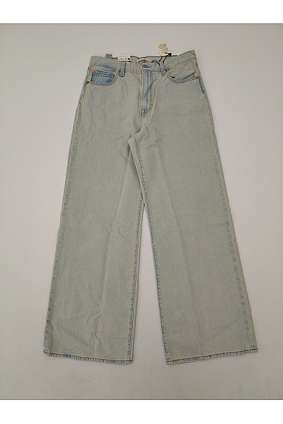 LEVIS Dámské bavlněné široké džíny s vysokým pasem Vel. US 31 x 32 | LEVIS | obrázek 3