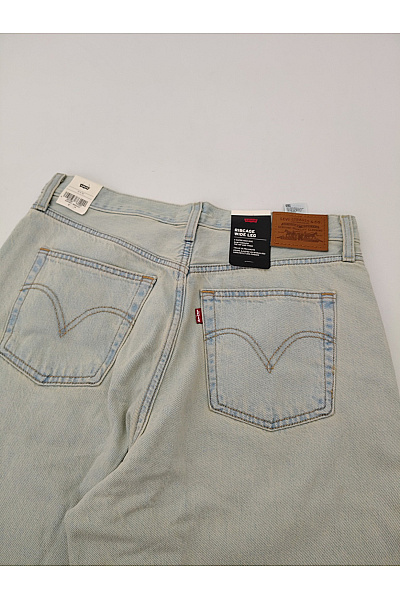 LEVIS Dámské bavlněné široké džíny s vysokým pasem Vel. US 31 x 32 | LEVIS | obrázek 9