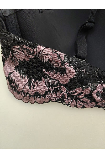 La Senza Černá krajková bardotka s kosticemi Velikost US 32C | La Senza | obrázek 6