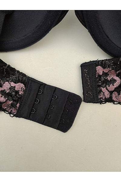 La Senza Černá krajková bardotka s kosticemi Velikost US 32C | La Senza | obrázek 7
