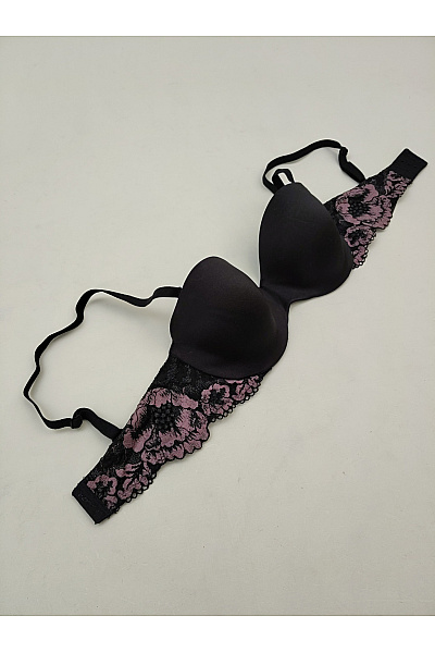 La Senza Černá krajková bardotka s kosticemi Velikost US 32C | La Senza | obrázek 8
