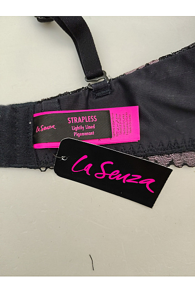 La Senza Černá krajková bardotka s kosticemi Velikost US 32C | La Senza | obrázek 9