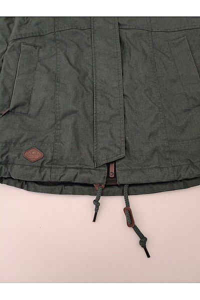 Ragwear Dámská khaki parka s kapucí zimní zateplená Vel. L | ragwear | obrázek 4