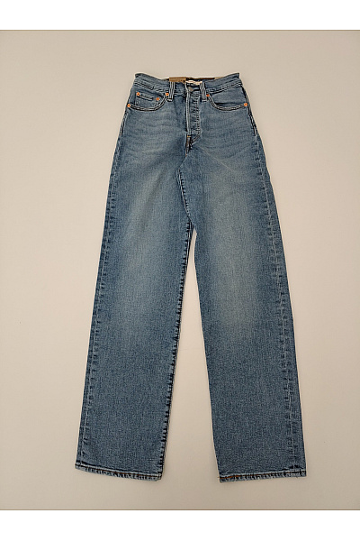 LEVIS Dámské bavlněné džíny s vysokým pasem wide leg Velikost 24 X 32 | LEVIS | obrázek 2