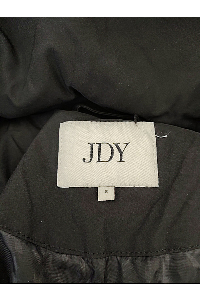JDY Dámská černá prošívaná zimní dlouhá bunda s kapucí Vel. S | JDY | obrázek 8