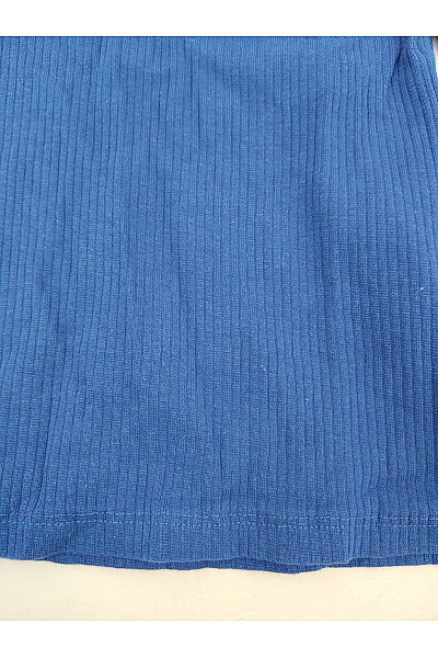 PIECES Dámské modré bavlněné tričko s dlouhým rukávem basic Vel. US XS | PIECES | obrázek 3