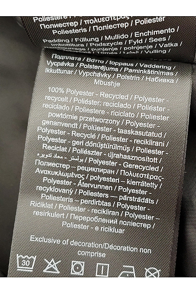ONLY Dámská černá dlouhá prošívaná zimní bunda s kapucí Velikost XL | ONLY | obrázek 8