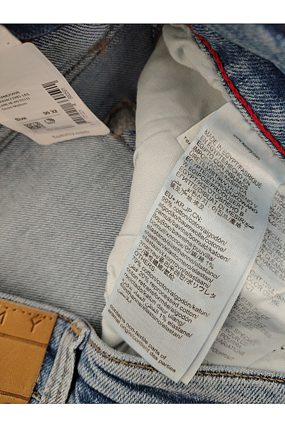TOMMY HILFIGER Dámské bavlněné džíny wide leg s vysokým pasem Velikost 30 32 | TOMMY HILFIGER | obrázek 7