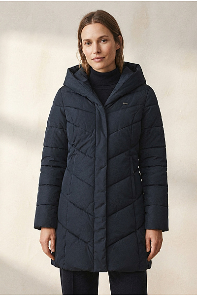 Ragwear Dámská černá Prošívaná Zimní Bunda S Kapucí Vel. L