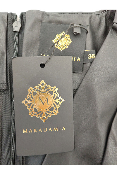 Makadamia Černé zavinovací mini šaty elegantní koktejlové Velikost EU 38 | Makadamia | obrázek 7