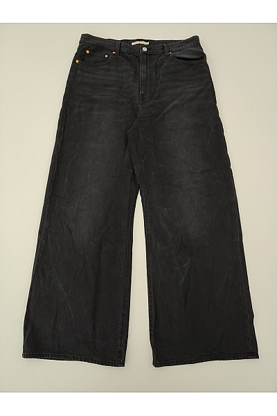 LEVIS Dámské bavlněné široké džíny seprané Vel. US W32 L30 | LEVIS | obrázek 3