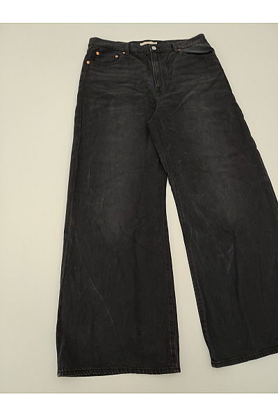 LEVIS Dámské bavlněné široké džíny seprané Vel. US W32 L30 | LEVIS | obrázek 4