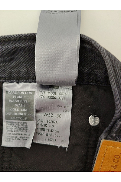 LEVIS Dámské bavlněné široké džíny seprané Vel. US W32 L30 | LEVIS | obrázek 8