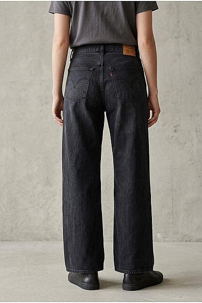LEVIS Dámské Bavlněné široké Džíny Seprané Vel. US W32 L30
