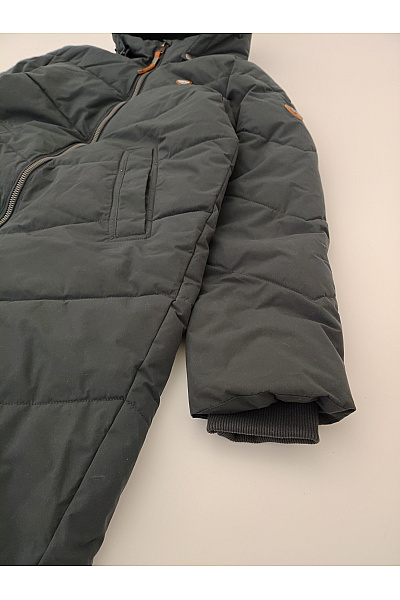 Ragwear Dámská černá prošívaná zimní dlouhá bunda s kapucí Velikost L | ragwear | obrázek 3