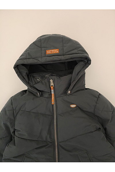 Ragwear Dámská černá prošívaná zimní dlouhá bunda s kapucí Velikost L | ragwear | obrázek 4